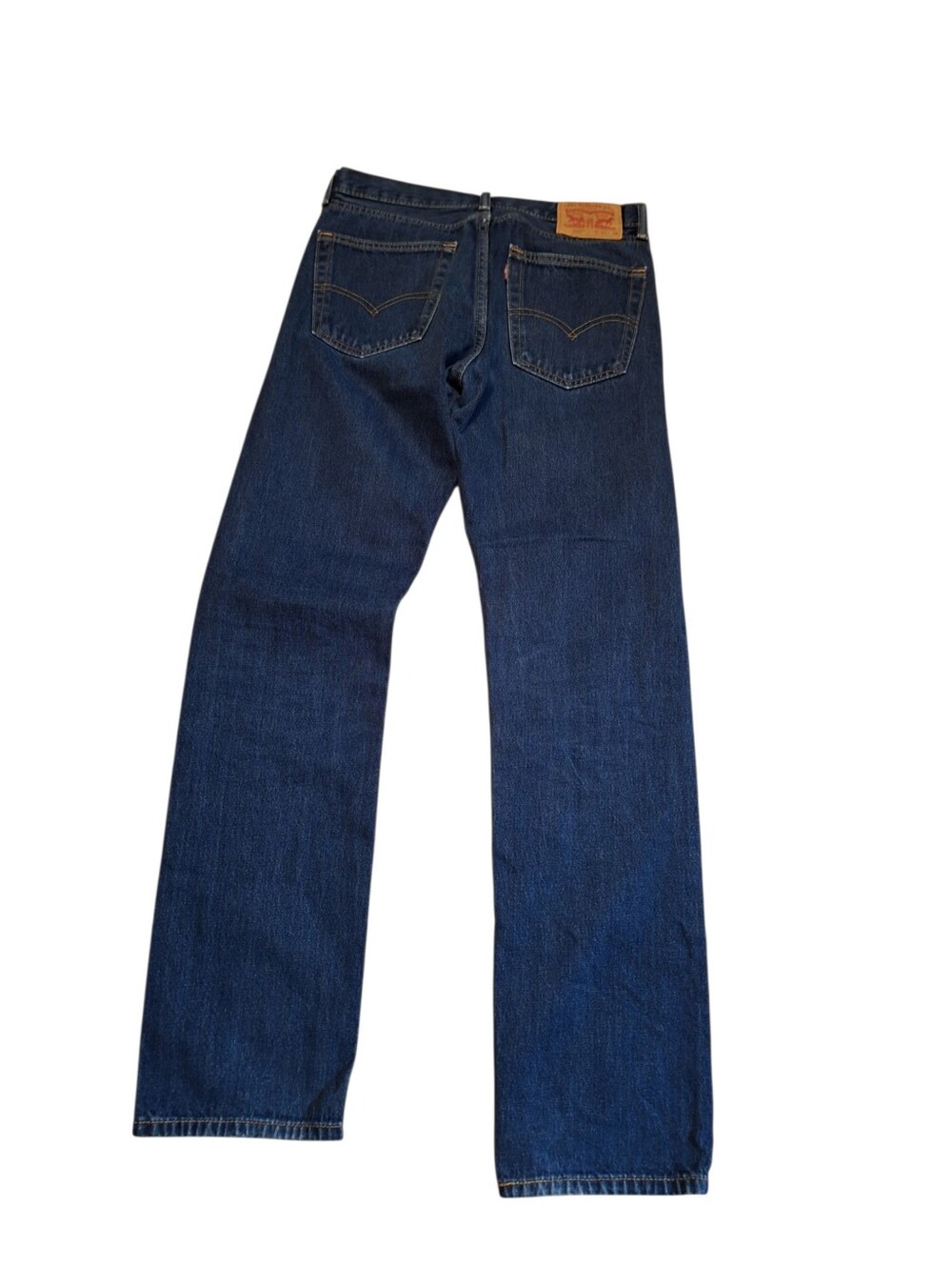 Levis 505 Classic Dark Blue Men's Straight-Leg Jeans 31 x 34